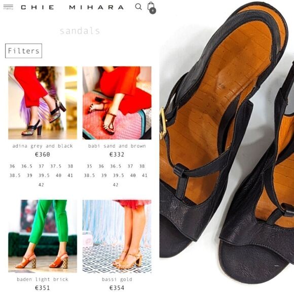 Chie Mihara Heeled Sandals - Picture 2 of 12